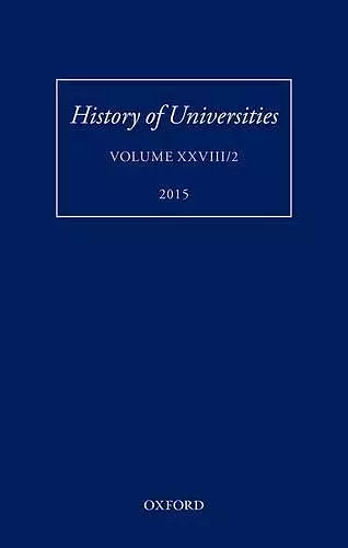 History of Universities cover