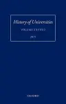History of Universities cover