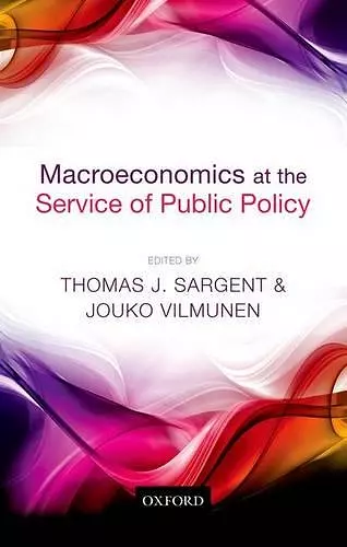 Macroeconomics at the Service of Public Policy cover