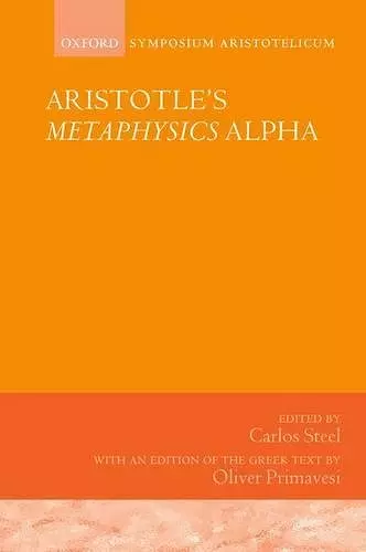 Aristotle's Metaphysics Alpha cover