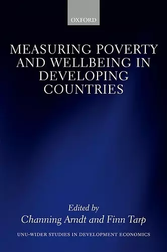 Measuring Poverty and Wellbeing in Developing Countries cover