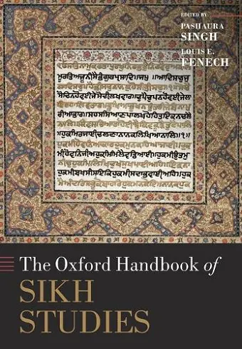 The Oxford Handbook of Sikh Studies cover