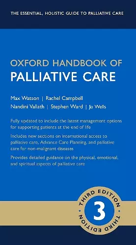 Oxford Handbook of Palliative Care cover