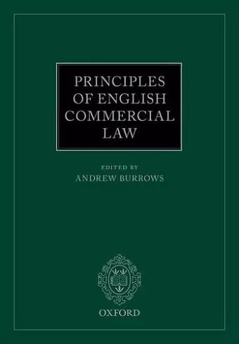 Principles of English Commercial Law cover