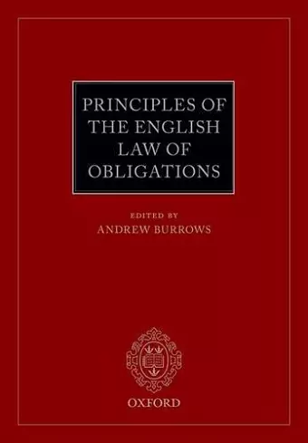 Principles of the English Law of Obligations cover