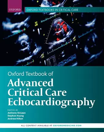 Oxford Textbook of Advanced Critical Care Echocardiography cover