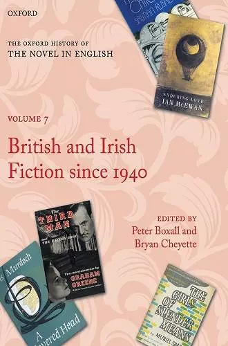 The Oxford History of the Novel in English cover