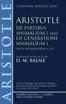 De Partibus Animalium I and De Generatione Animalium I (with passages from Book II. 1-3) cover