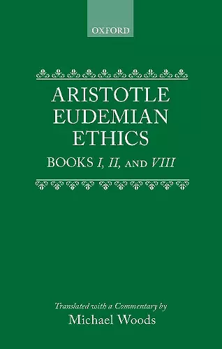 Eudemian Ethics Books I, II, and VIII cover