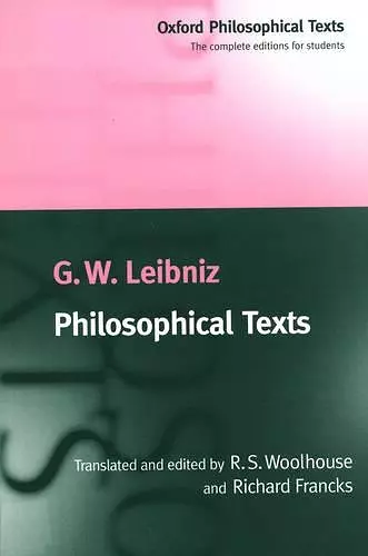 Philosophical Texts cover