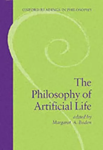 The Philosophy of Artificial Life cover