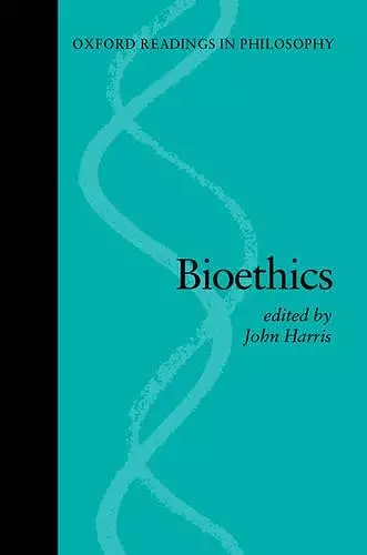 Bioethics cover