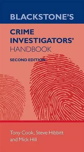 Blackstone's Crime Investigators' Handbook cover