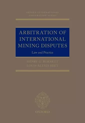 Arbitration of International Mining Disputes cover