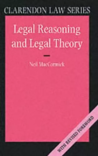 Legal Reasoning and Legal Theory cover