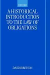 A Historical Introduction to the Law of Obligations cover
