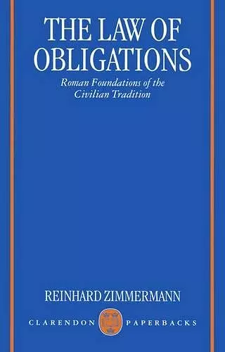 The Law of Obligations cover