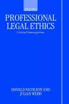 Professional Legal Ethics cover