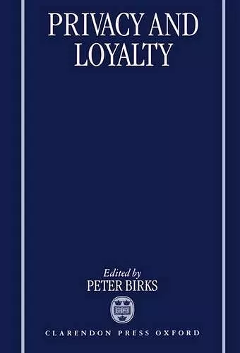 Privacy and Loyalty cover