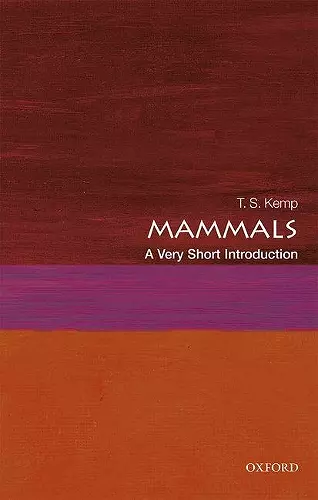 Mammals: A Very Short Introduction cover
