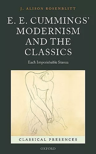E. E. Cummings' Modernism and the Classics cover