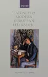 Lateness and Modern European Literature cover