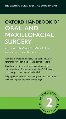 Oxford Handbook of Oral and Maxillofacial Surgery cover