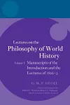 Hegel: Lectures on the Philosophy of World History, Volume I cover