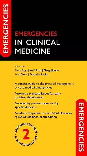 Emergencies in Clinical Medicine cover