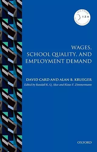 Wages, School Quality, and Employment Demand cover