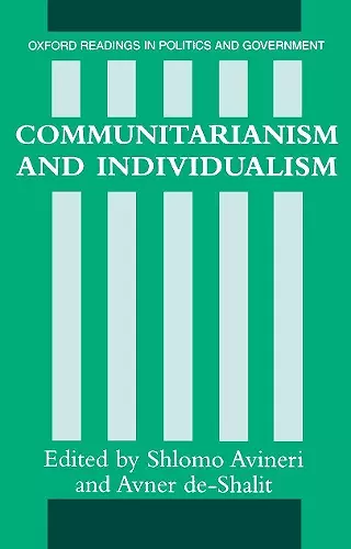 Communitarianism and Individualism cover