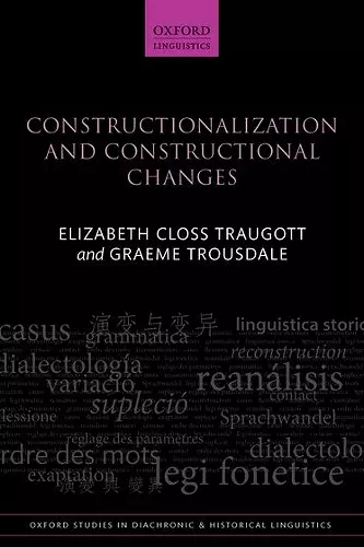 Constructionalization and Constructional Changes cover