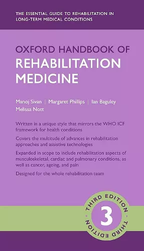 Oxford Handbook of Rehabilitation Medicine cover