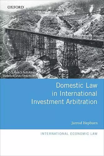 Domestic Law in International Investment Arbitration cover