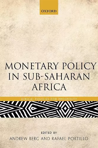 Monetary Policy in Sub-Saharan Africa cover