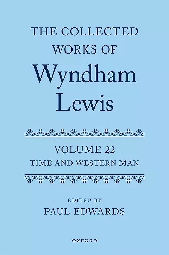The Collected Works of Wyndham Lewis: Time and Western Man cover