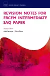 Revision Notes for the FRCEM Intermediate SAQ Paper cover