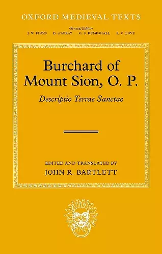Burchard of Mount Sion, O. P. cover