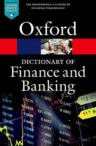 A Dictionary of Finance and Banking cover