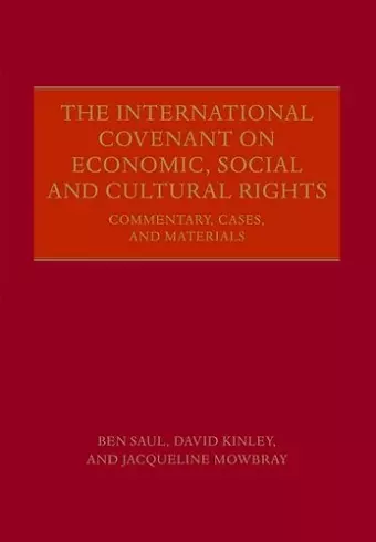 The International Covenant on Economic, Social and Cultural Rights cover