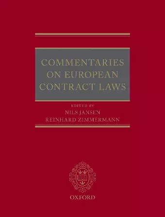 Commentaries on European Contract Laws cover