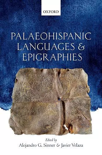 Palaeohispanic Languages and Epigraphies cover