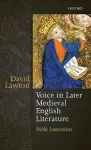 Voice in Later Medieval English Literature cover