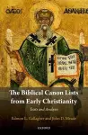 The Biblical Canon Lists from Early Christianity cover