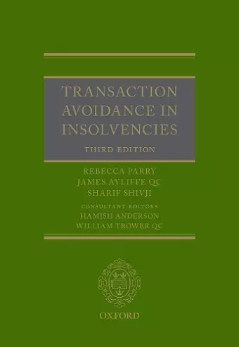 Transaction Avoidance in Insolvencies cover