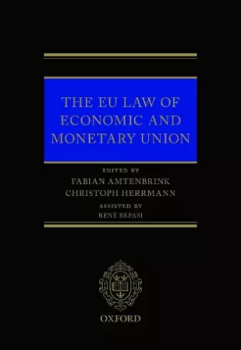 EU Law of Economic & Monetary Union cover