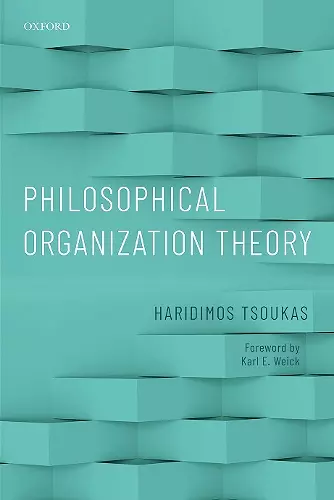 Philosophical Organization Theory cover
