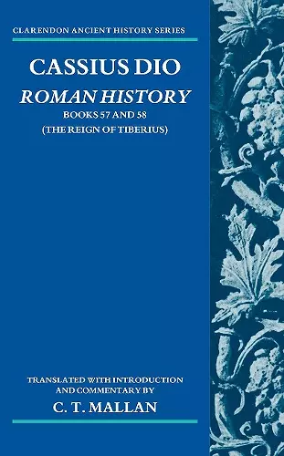 Cassius Dio: Roman History cover