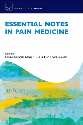 Essential Notes in Pain Medicine cover