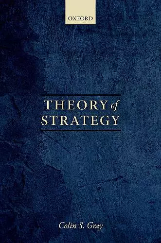 Theory of Strategy cover